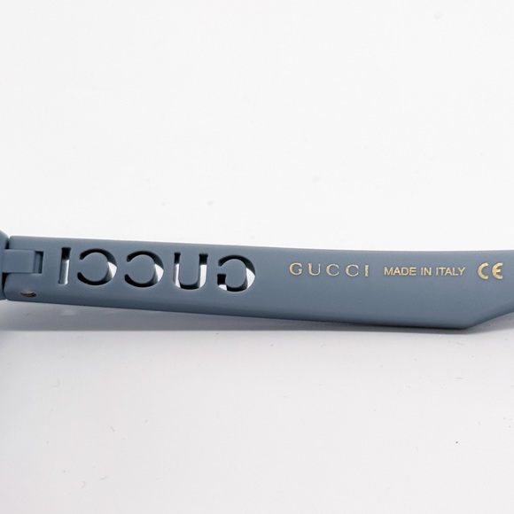 NEW GUCCI GG1571S 003 SQUARE BLUE GREEN MEN SUNGLASSES GUCCI - Picture 8 of 10